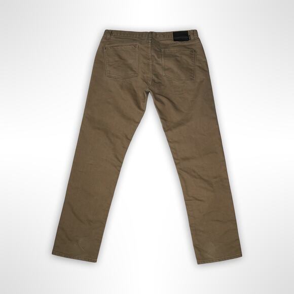 RVCA The Regulars Brown Moisture Wicking Denim Jeans 38x33 - Picture 2 of 6